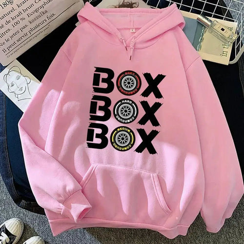 Box Box Hoodies