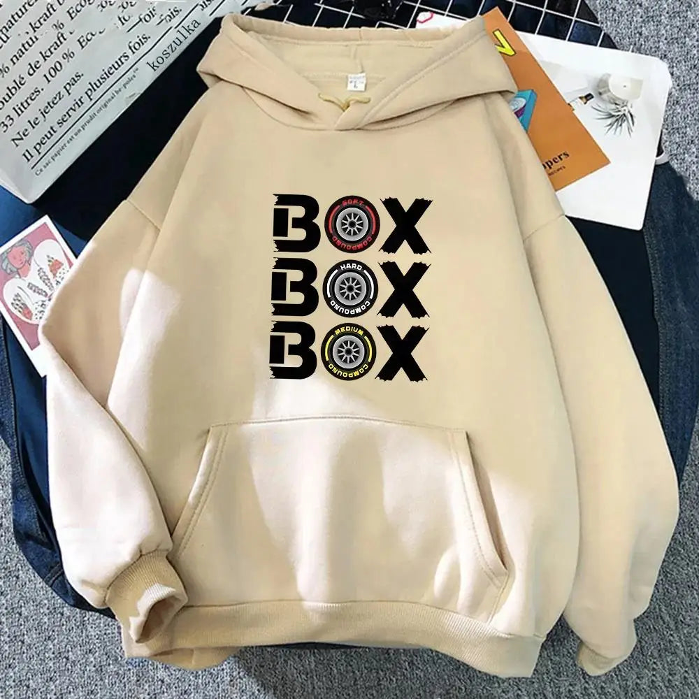 Box Box Hoodies