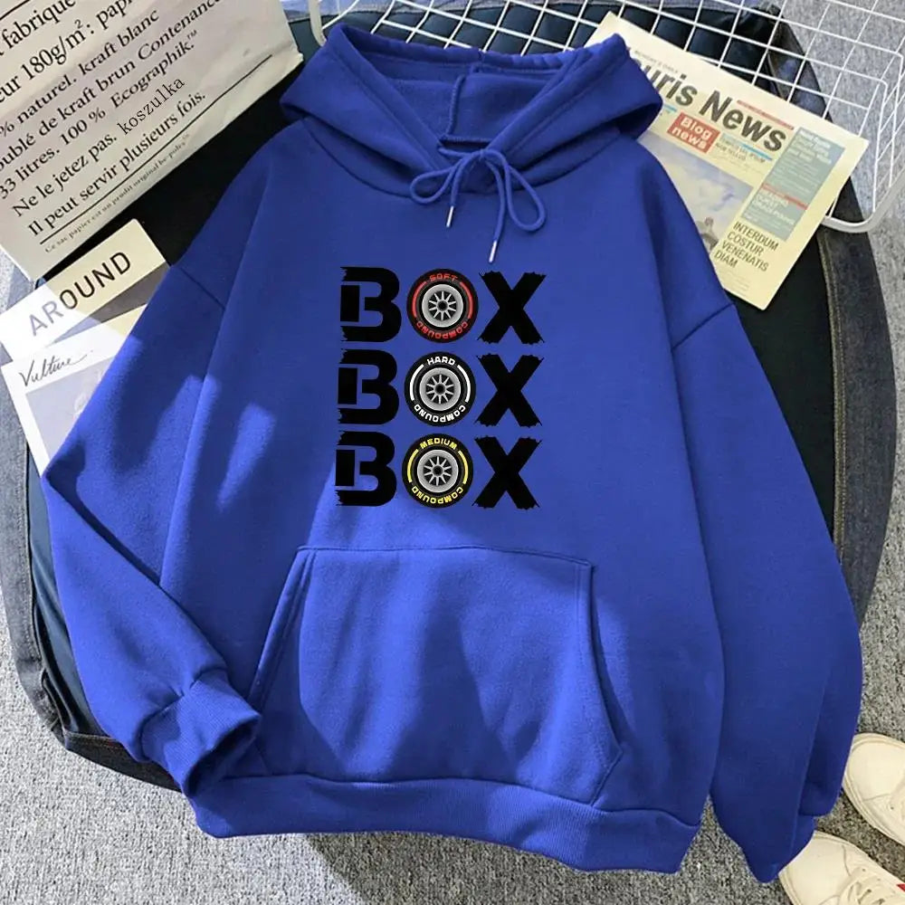 Box Box Hoodies