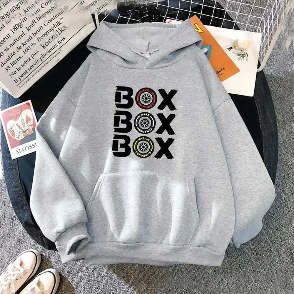 Box Box Hoodies