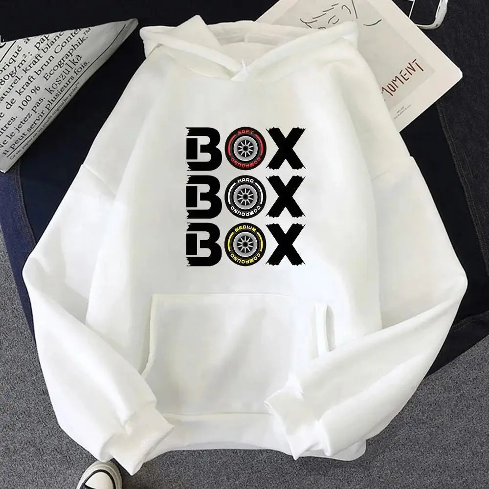 Box Box Hoodies