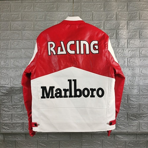 Malboro Vintage Thick Leather Jacket