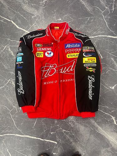 budweiser nascar jacket