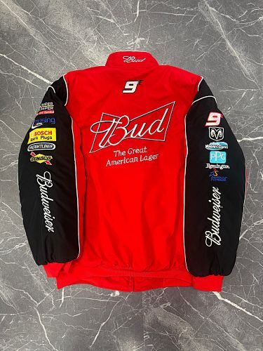budweiser nascar jacket