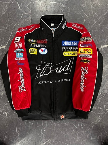 budweiser nascar jacket